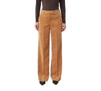 comma Wide Fit Cordhose mit Bügelfalten Modell 'Septemeber' in Camel, Größe 40/32