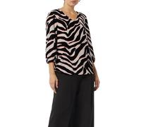 Comma Crêpe-Bluse mit kurzen Ballonärmeln