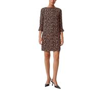 Comma Crêpe-Kleid mit Allover-Print