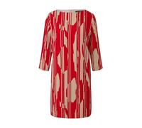 comma - Crêpe-Kleid mit Allover-Print rot - Gr. - 38