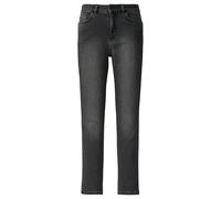 Skinny-fit-Jeans, Damen, Gr. 44, N-Gr, dunkelgrau washed, Denim/Jeans, Obermaterial: 80% Baumwolle, 11% Lyocell, 8% Elastomultiester, 1% Elasthan, COMMA CASUAL IDENTITY, unifarben, casual, skinny fit