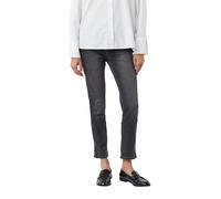 Skinny-fit-Jeans, Damen, Gr. 36, N-Gr, dunkelgrau washed, Denim/Jeans, Obermaterial: 80% Baumwolle, 11% Lyocell, 8% Elastomultiester, 1% Elasthan, COMMA CASUAL IDENTITY, unifarben, casual, skinny fit 
