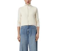 Comma Strickjacke Cropped aus Fabricmix Creme Größe 36