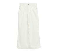 comma - Culotte Jeans mit weitem Bein beige - Gr. - 40