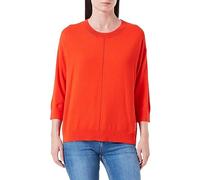 Comma Damen 2136122 Pullover, 2509 orange, 34