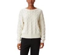 Comma Damen 2136697 Pullover, 0120 weiß, XL