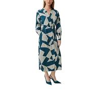 Comma Damen 2138391 Kleid, 69A7 türkis, 34