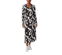 Comma Damen 2138391 Kleid, 99B0 schwarz, 44