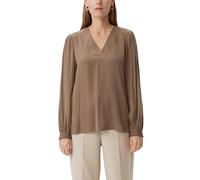 Comma Damen 2142827 Bluse, 8613 braun, 36