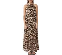 Comma Damen 2166770 Maxi-Kleid mit AOP