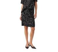 comma Minirock mit Pailletten und elastischem Bund in Black, Größe 40
