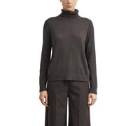 Rollkragenpullover COMMA, Damen, Gr. 36, braun (mulch braun), Strick, Obermaterial: 60% Viskose, 40% Polyester, unifarben, regular fit hüftbedeckend, Rundhals, Flachstrickbündchen, Pullover Rollkragen