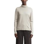 Rollkragenpullover COMMA, Damen, Gr. 38, beige (feather grau), Pullover Rollkragenpullover, Feinstrickpullover mit Rollkragen / Viskose (92916552-38) feather grau