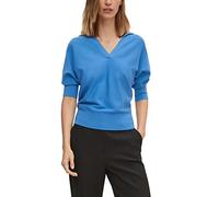 Comma Damen 3/4 Arm Pullover, 5508 Royalblau, 44 Gro e Gr en Tall EU
