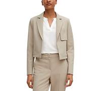 comma Damen 60.2.61.15.152.2126410 Blazer, 8091 beige, 44