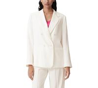 Comma Damen 60.2.61.15.152.2132089 Blazer, 0100 weiß, 38