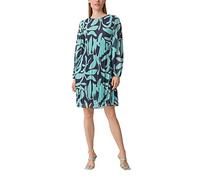 Comma Damen 60.2.61.20.200.2129440 Kleid, 58C0 blau|türkis, 36