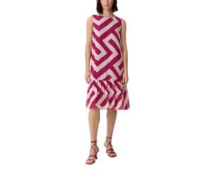 Comma Damen 60.2.61.20.200.2132519 Kleid, 46A0 Mehrfarbig|pink, 46