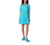 Comma Damen 60.2.62.20.200.2135057 Kleid, 62B1 Mehrfarbig|türkis, 40