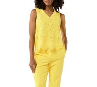 Comma Damen Ärmelloses Top aus Spitze T-Shirt