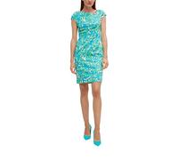 Comma Damen Dress 2132866 62C7 Blue Green 46
