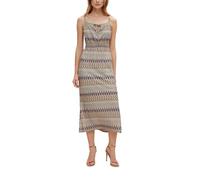 Comma Damen Dress Kleid, 74x8 Grün, 40 EU