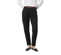 Comma Chinohose mit Gürtel Schwarz Größe 36