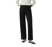 Comma Businesshose Marlenehose – elastischer Viskosemix, Eingrifftaschen – Schwarz Größe 44