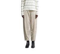 Comma Hose 2183853 Barrel Fit Cordhose mit Gesäßtaschen Damen Beige Größe 40