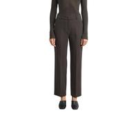 Comma Anzughose Damen Straight-Leg Viskosemix Stretch Braun Gr. 42