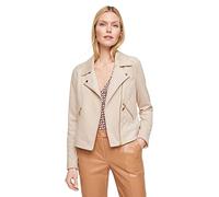 comma Damen Jacke in Veloursleder-Optik Sand 34