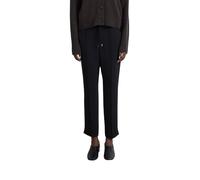 Comma Stoffhose Jogpants Elastikbund Biesen 97%Polyester 3%Elasthan Damen Schwarz Gr. 42