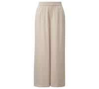 comma - Marlenehose mit weitem Bein beige - Gr. - 34/REG