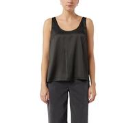Comma Damen Satintop mit Tiefem Ausschnitt Blusen Top