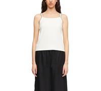 COMMA Damen Spaghetti Top - Slim Fit, V-Ausschnitt, Jersey, Kontrast-Einfassung