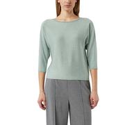 comma Relaxed Fit Pullover aus Viskose-Mix in Strick-Optik in Mint, Größe 46