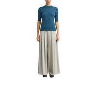 COMMA Damen Strickpullover - Feinstrick, Stehkragen, Slim Fit
