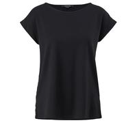 Comma Damen T-Shirt, 9999 Schwarz, 36