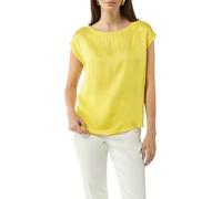 Comma Damen T-Shirt im Fabricmix mit U-Boot-Ausschnitt T-Shirt