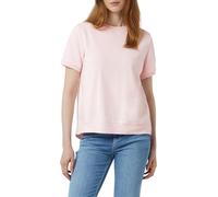 Comma Damen T-Shirt mit Blusendetail im Fabricmix T-Shirt