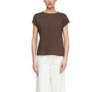 Comma Damen T-Shirt - Regular Fit, Rundhalsausschnitt, Kurzarm
