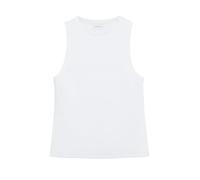 Comma Geripptes Tanktop mit Logostickerei