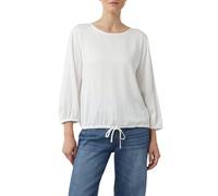 Comma Damen Viskosebluse mit Tunnelzug Am Bund Bluse (1er Pack)