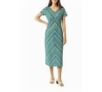 Comma Dresses Blue Green Größe: 38 | Midikleider Outlet | Damen | Blau