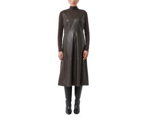 Comma Dresses Brown-dark Größe: 34 | Lederkleider Outlet | Damen | Braun