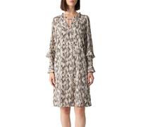 Comma Dresses Grey/black Größe: 36 | Midikleider Outlet | Damen | Grau