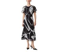 comma Maxi Chiffonkleid mit Allover Print