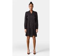 Comma Dresses Grey/black Größe: 40 | Midikleider Outlet | Damen | Grau