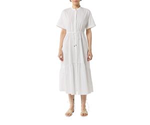 Comma Dresses White Größe: 36 | Midikleider Outlet | Damen | Weiß