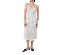 Midikleid mit längenverstellbaren Spaghettiträgern weiß 40